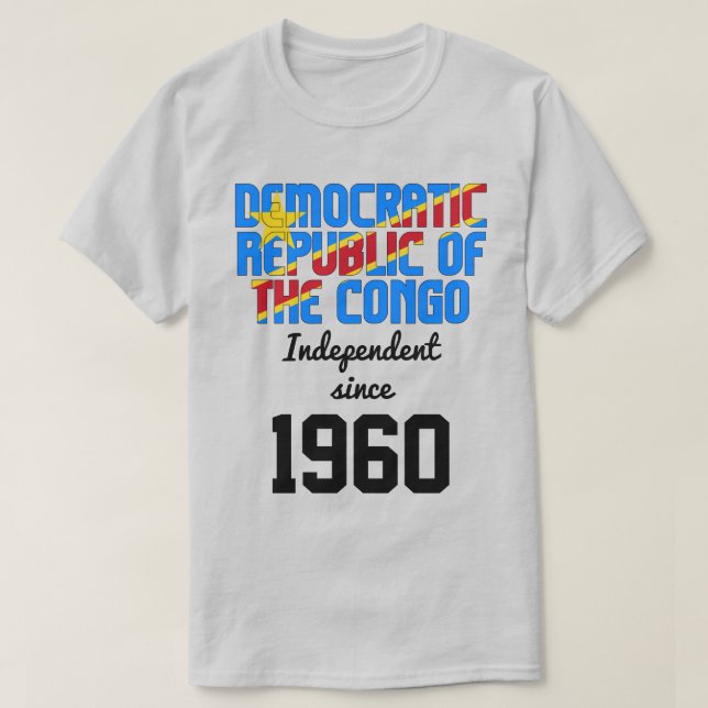 Camiseta Independencia de la bandera de la República Democr (Diseño del anverso)