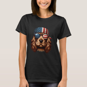 Camiseta Independencia de la bandera del perro de España, C