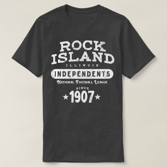 Camiseta Independencia de la Isla de Rock (Diseño del anverso)