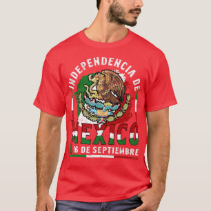 Camiseta Independencia de México 16 de septiembre para un e