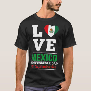 Camiseta Independencia de México Orgulloso Bandera Mexicana
