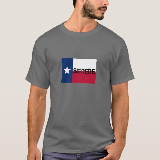 Camiseta Independencia de Tejas - bandera de Conrado (Anverso)