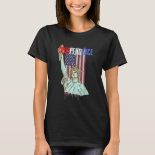 Camiseta Independencia Estados Unidos América Estatua Patri