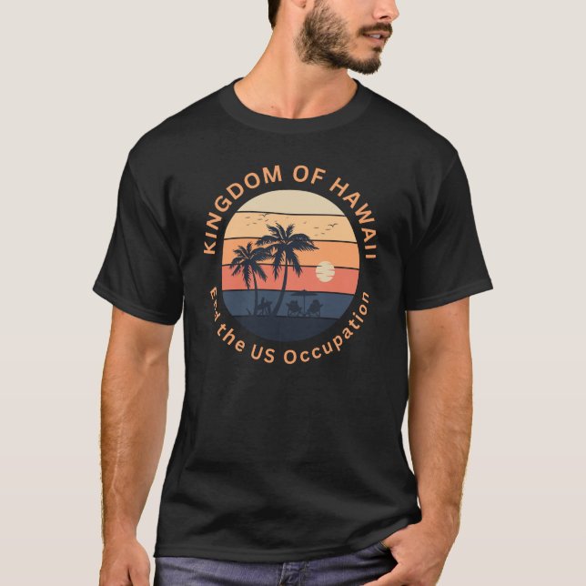 Camiseta Independencia hawaiana Libertad en Hawái (Anverso)