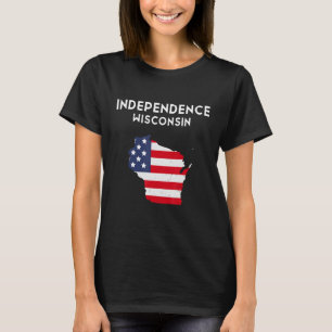Camiseta Independencia Wisconsin Estados Unidos EE.UU. Viaj