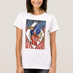 Camiseta Independencia y libertad de vintage