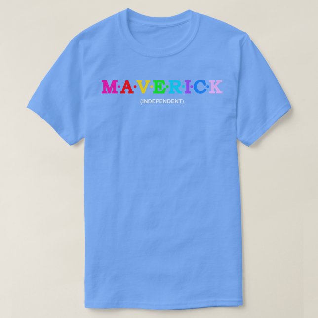 Camiseta Independiente de Maverick (Diseño del anverso)