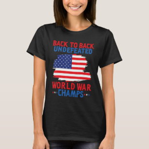 Camiseta Inderrotado Dos veces Campeonatos Mundiales de la 