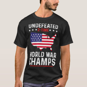 Camiseta Inderrotado Segundo Campeonatos Mundiales De Guerr