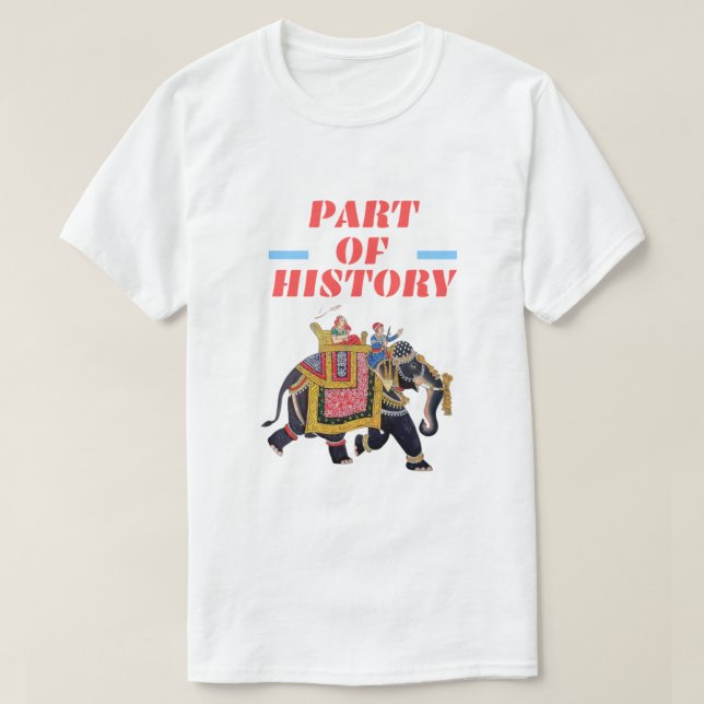 Camiseta India | algodón con guión de cultivo del patrimoni (Diseño del anverso)