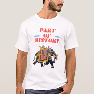 Camiseta India | algodón con guión de cultivo del patrimoni
