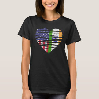 Camiseta India American Grown Heart Patriot Heritage Mo