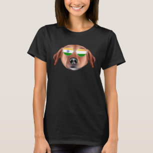 Camiseta India Bandera Chinook Perro India Pocket