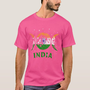 Camiseta India: Bandera india orgullosa