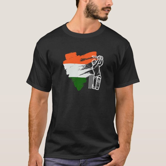 Camiseta India cricket   (Anverso)