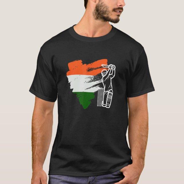 Camiseta India cricket (Anverso)