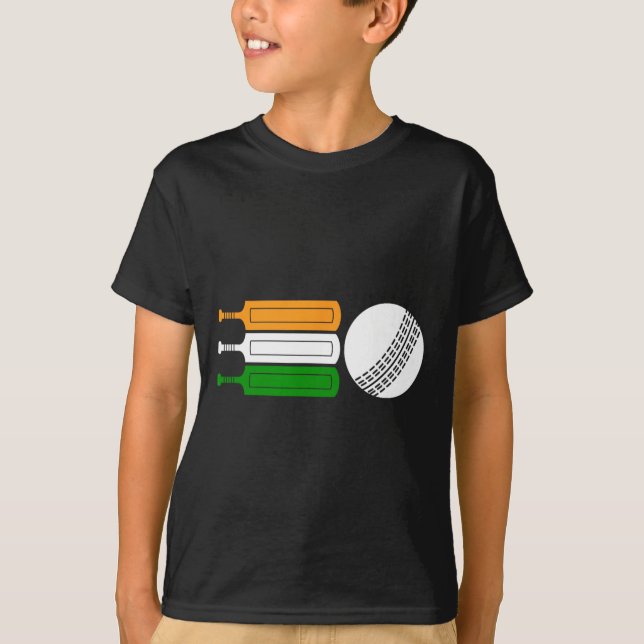 Camiseta India Cricket Player Ll Indian Flag Cricket Team  (Anverso)