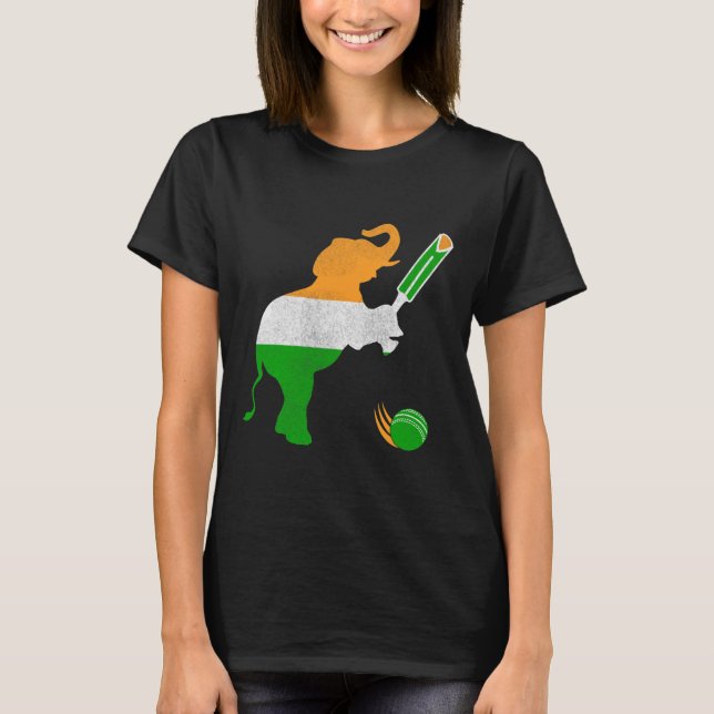 Camiseta India Críquet 1  (Anverso)