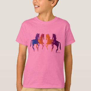 Camiseta india de los niños de los potros