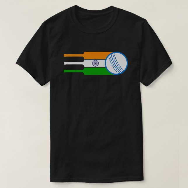 Camiseta India: Equipo nacional de fans del críquet de la I (Diseño del anverso)