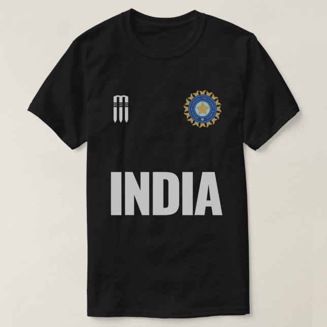 Camiseta India: Equipo nacional de fans del críquet de la I (Diseño del anverso)