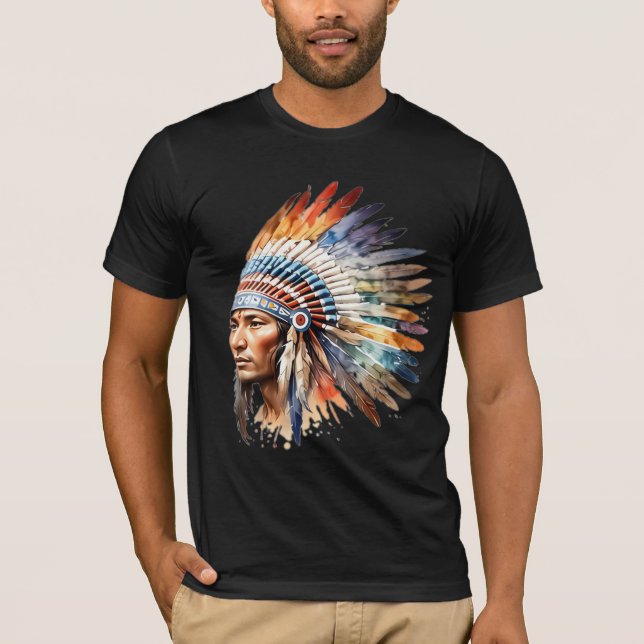 Camiseta india estadounidense (Anverso)