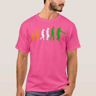 Camiseta India: Evolución de jugador de críquet Equipo de c