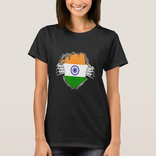 Camiseta India flag (Anverso)