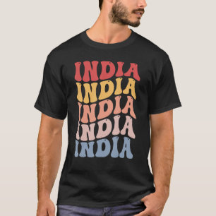 Camiseta India Groovy Retro India