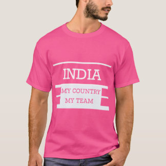 Camiseta India My Country My Team Concept