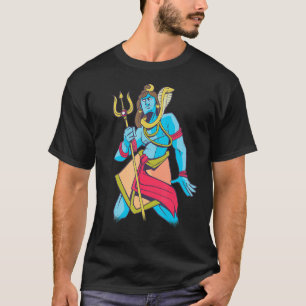 Camiseta India Orgullosa Bandera Dios Hindi Sikh Luna Hindú