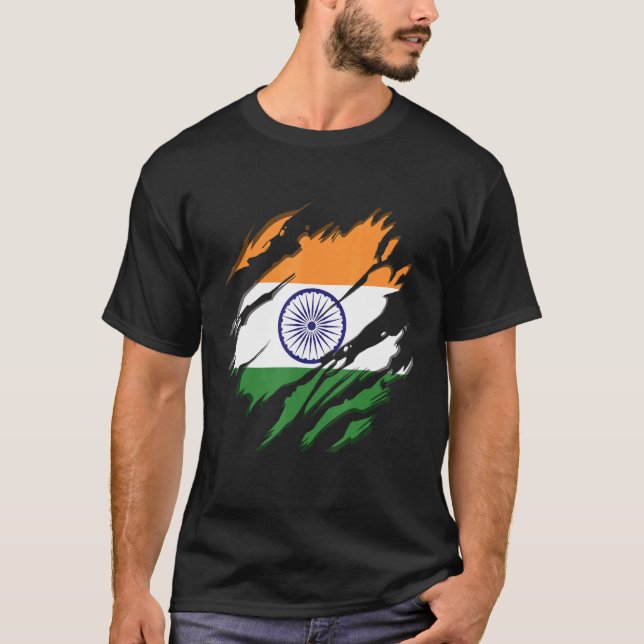 Camiseta India, patrimonio del orgullo por la identidad de  (Anverso)