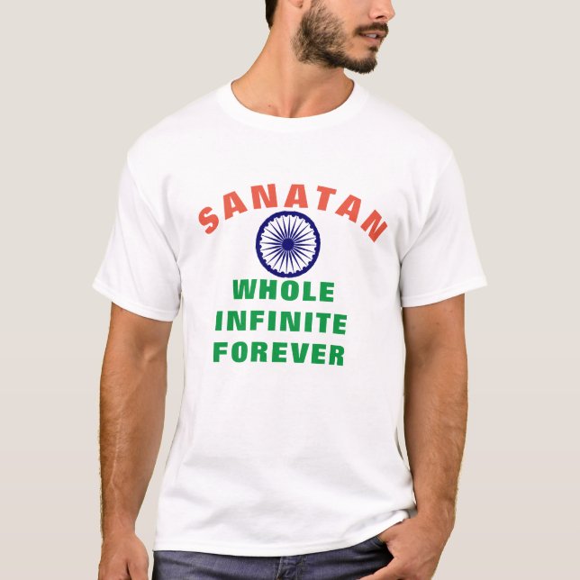 Camiseta India Sanatan Fuerte orgullo patriótico Desi (Anverso)