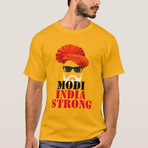 Camiseta india se enorgullece del primer ministro indio Nar