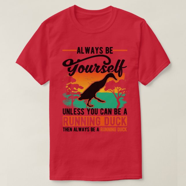 Camiseta Indian Runner Gift Running Duck  7  (Diseño del anverso)