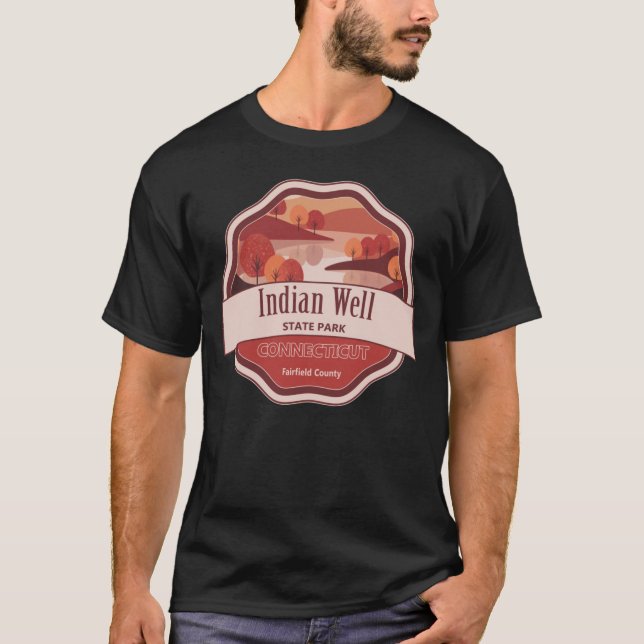 Camiseta Indian Well State Park Fairfield County Connecticu (Anverso)