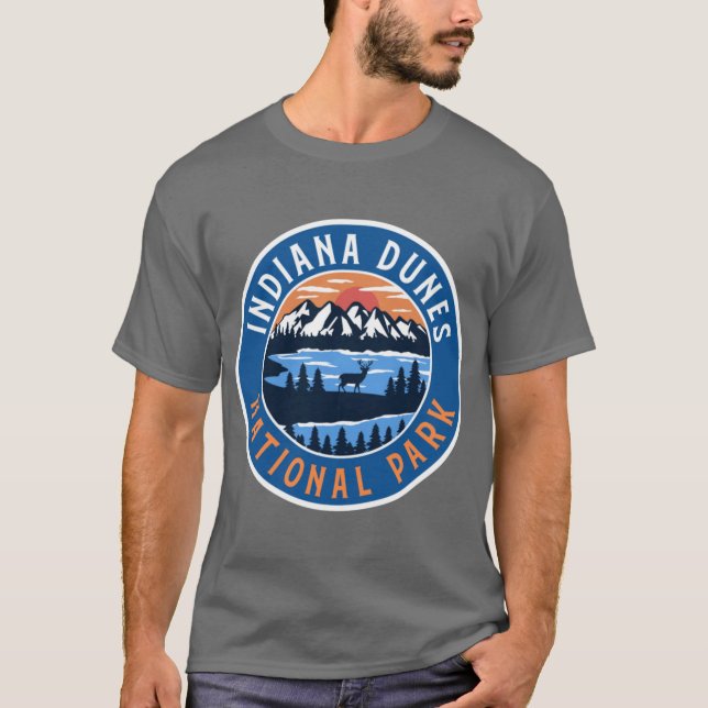 Camiseta Indiana Dunes National Park Oversized 10 (Anverso)
