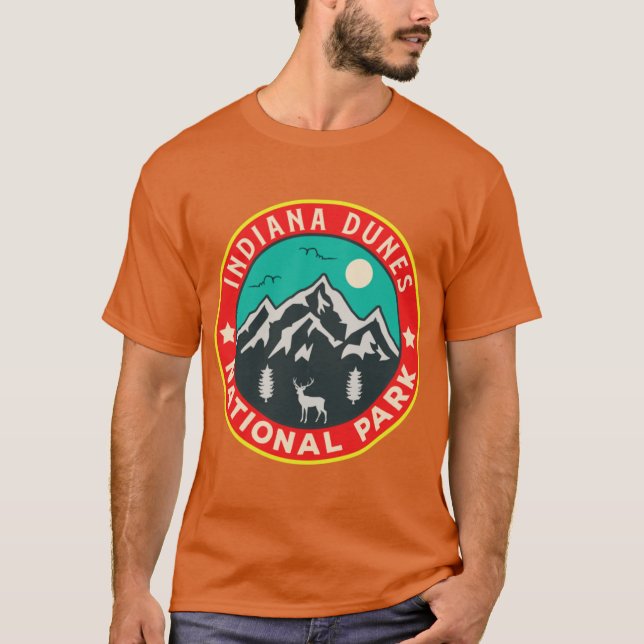 Camiseta Indiana Dunes National Park Oversized 3 (Anverso)