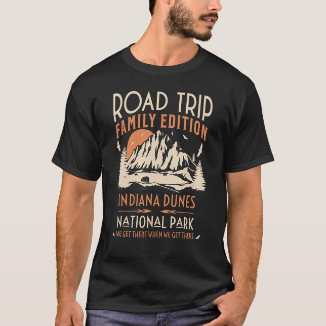 Camiseta Indiana Dunes Parque Nacional de Estados Unidos Vi (Anverso)