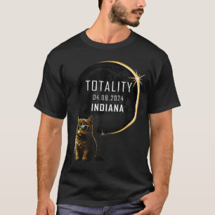 Camiseta Indiana Eclipse Solar Total Gato