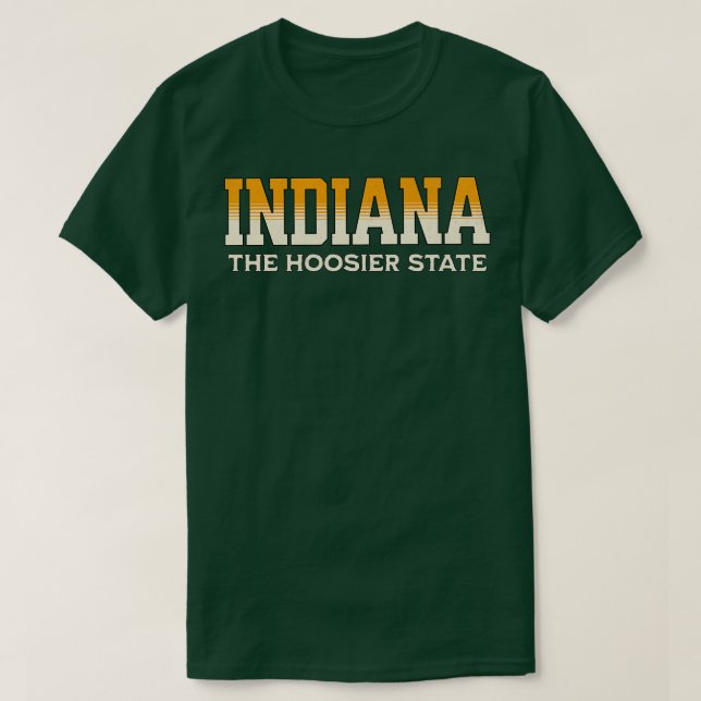 Camiseta Indiana El Estado Hoosier (Diseño del anverso)