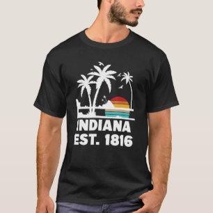 Camiseta Indiana Est 1816 Indiana Estado Americano 2
