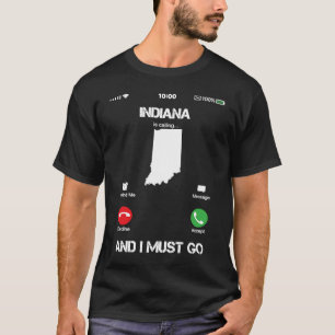Camiseta Indiana está llamando y debo ser divertida