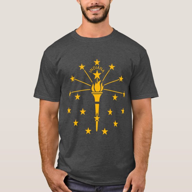 Camiseta Indiana Flag of State 1 (Anverso)