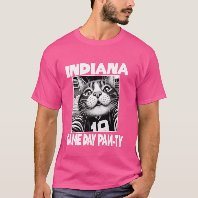 Camiseta Indiana Game Day Fiesta Funny Home State Indiana (Anverso)
