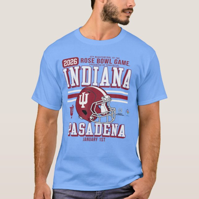Camiseta Indiana Hoosiers Rose Bowl 20252026 CFP Quarterfin (Anverso)