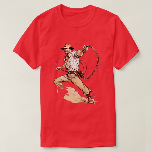 Camiseta Indiana Jones Adventure 3 TShirt (Diseño del anverso)