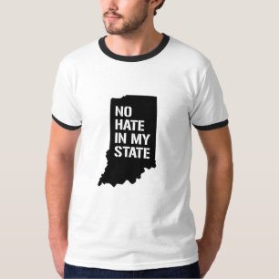 Camiseta Indiana: No Hay Odio En Mi Estado