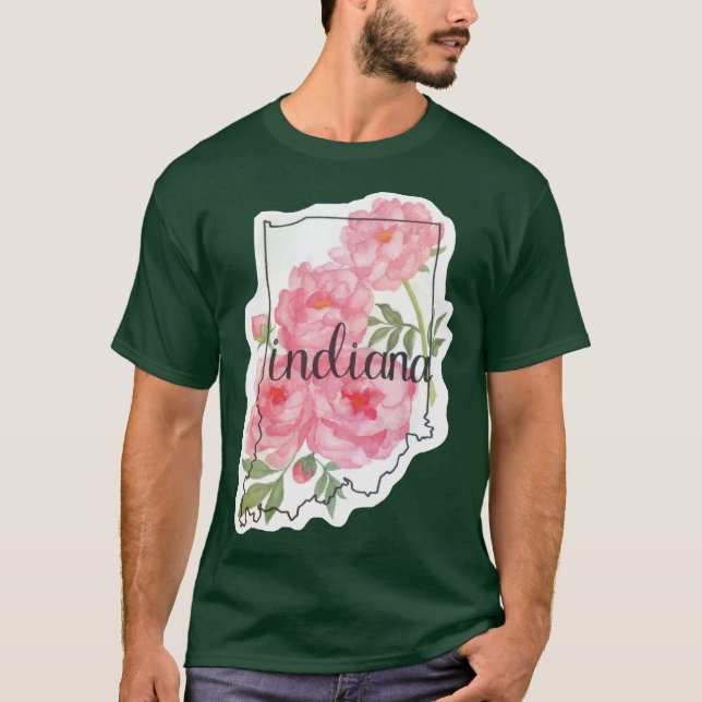 Camiseta Indiana Peonies (Anverso)