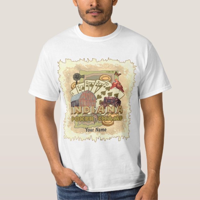 Camiseta Indiana Poker (Anverso)